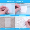 Vicloon Transparent Sticky Notes 75 * 50mm, 200Pcs Self-Stick Note