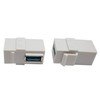 USB 3.0 Keystone Jack Inserts, zdyCGTime (2-Pack)90 Degree Right Angled