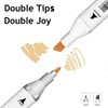6pcs Skin Tone Alcohol Markers,Dual Double Tips Art Markers Drawing