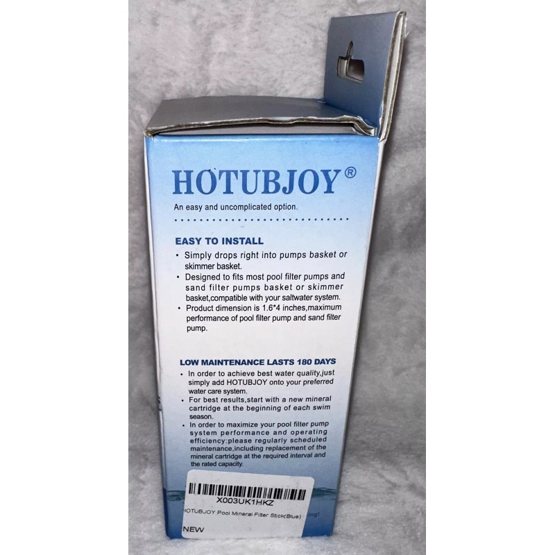 Hotubjoy Blue Mineral Cartidge Stick