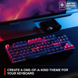 SteelSeries Keycaps — Limited Edition Artist Collaboration — Double Shot Pudding-Style Keycaps — Durable PBT Thermoplastic — Compatible with a Wide Range of Mechanical Keyboards — Special Artwork