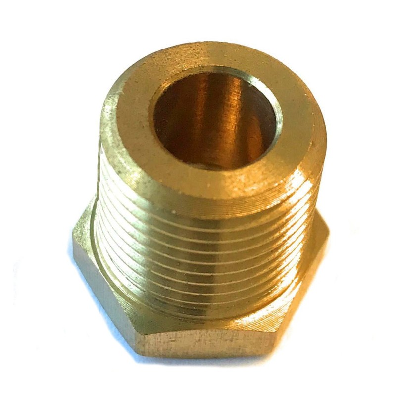 Brass Bushing 1/8" NPT Female x 3/8" NPT Male 100%