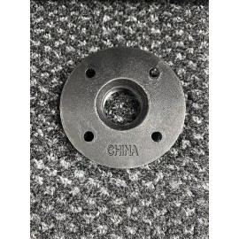 Unbranded 1” black floor flange