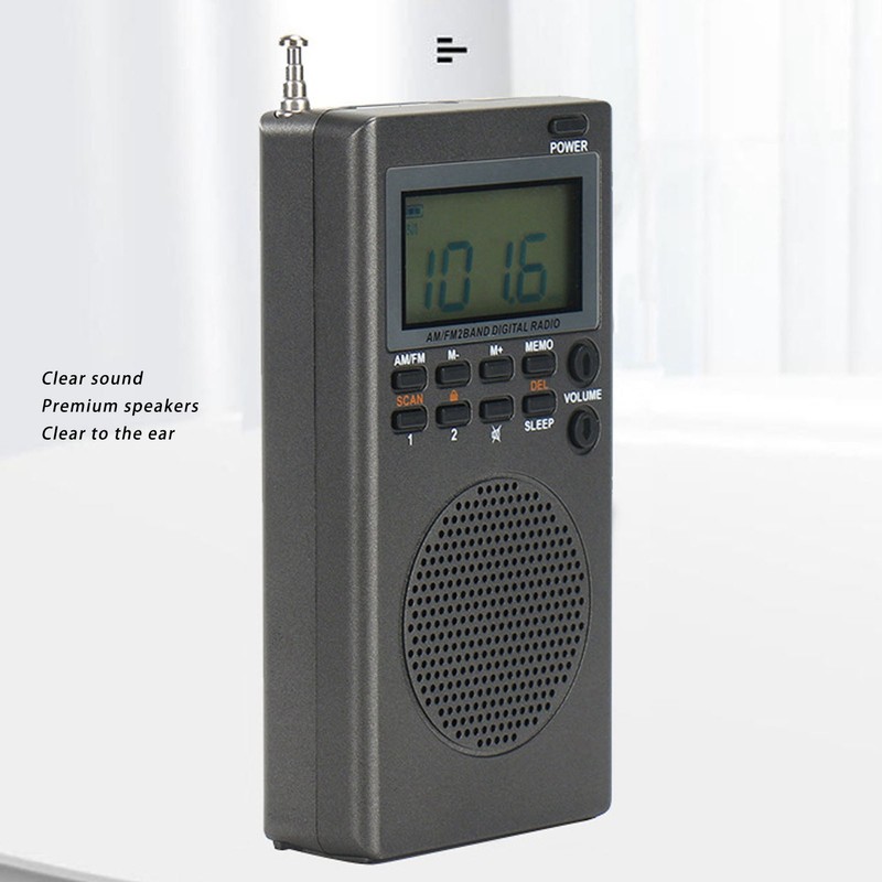 Portable AM FM Digital Radio Highly Sensitive Stable Low Power