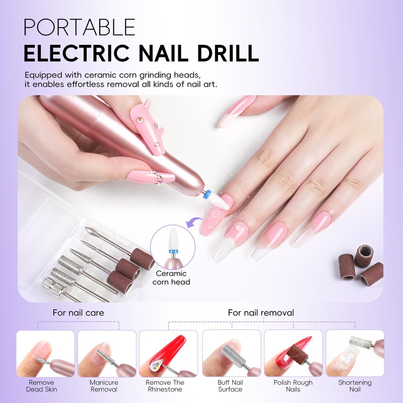 Acrylic Nail Kit for Beginners with Everything ,11 Colors Acrylic