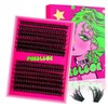 PURELEOR Cluster Lashes 50D Curl Individual Clusters Lash Mega Volume