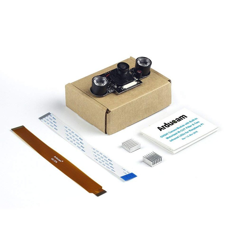 Arducam Day-Night Vision for Raspberry Pi Camera, Automatic IR-Cut Switching