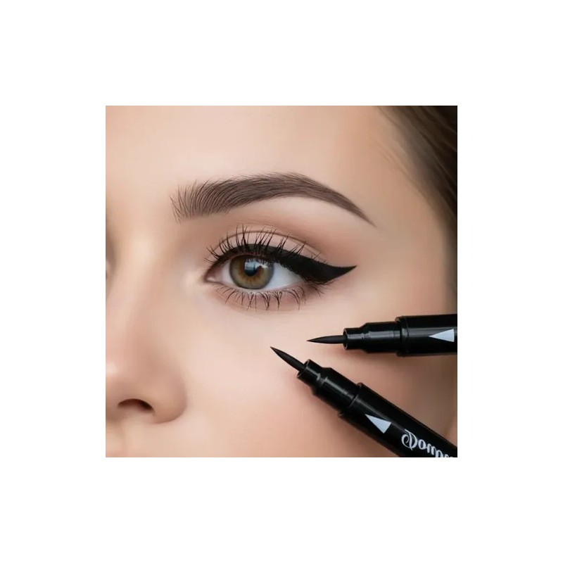 3 Delineadores Color Negro, Maquillaje Larga Duración