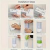 1 x Hotel Press Art Soap Dispenser, Non-Perforated Wall Mounted,