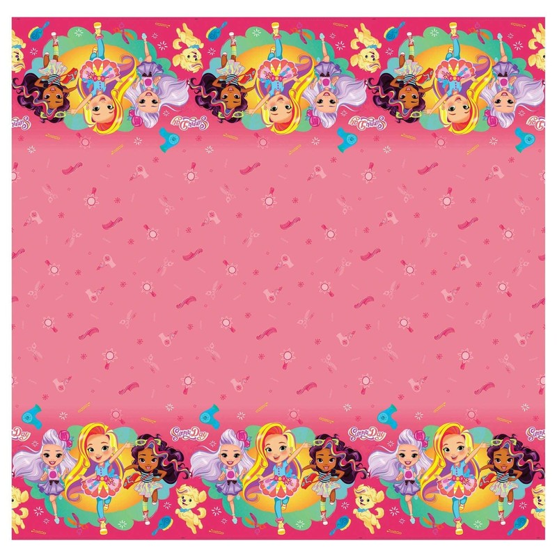 PARTY Sunny Day Rectangular Plastic Table Cover - 54" x