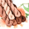 MINGGUXIUYI Natural 100% Silk Thread, Handmade Embroidery Thread, Silk Embroidery