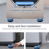 Unbranded 4Pcs Shock and Noise Cancelling Washing Machine Support Anti
