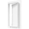 4" x 8" White Plastic Access Panel. Service Shaft Door