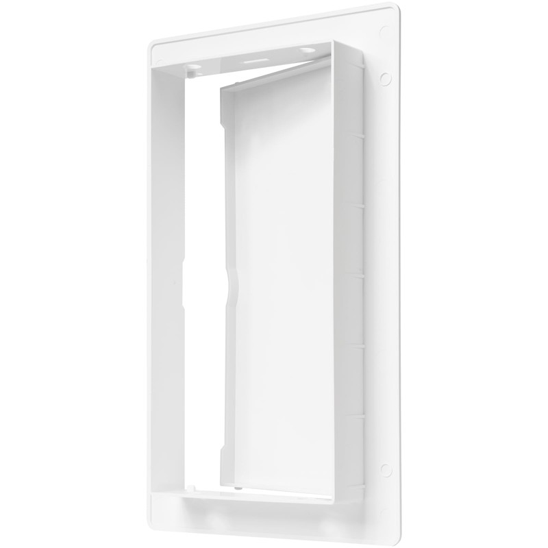 4" x 8" White Plastic Access Panel. Service Shaft Door
