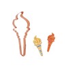 Olympic Torch Cookie Cutter, 5.5 inches tall