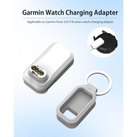 KONXISA Charger for Garmin FENIX8, Smartwatch Adapter with Protective Case, with Short Circuit and Overload Protection, Portable Adapter Compatible with Garmin FENIX8