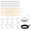 Pack of 24 Ring Reducers Invisible Ring Size Adjuster Invisible