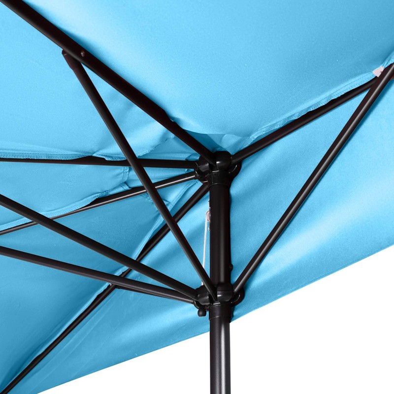 ABCCANOPY Patio Umbrella 9FT - Outdoor Half Umbrellas for Patio,
