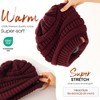 FURTALK Winter Beanie Hat for Women Satin Lined Cable Knit
