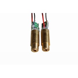 Green Laser Modules GM532-50 (DOT Laser) Green Diode Modules 2 Pack (Solder Wires)