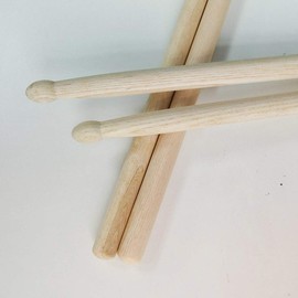 3 Pairs of (6pcs) Wooden Drum Sticks Hard Maple Drumsticks Accessories Percussion Instruments Kids/Student/Beginners Wood Tip Maple Drumsticks for Rock Band