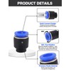 36PCS Push-to-Connect Air Line Fitting Plug, Kalolary Quick Connect End