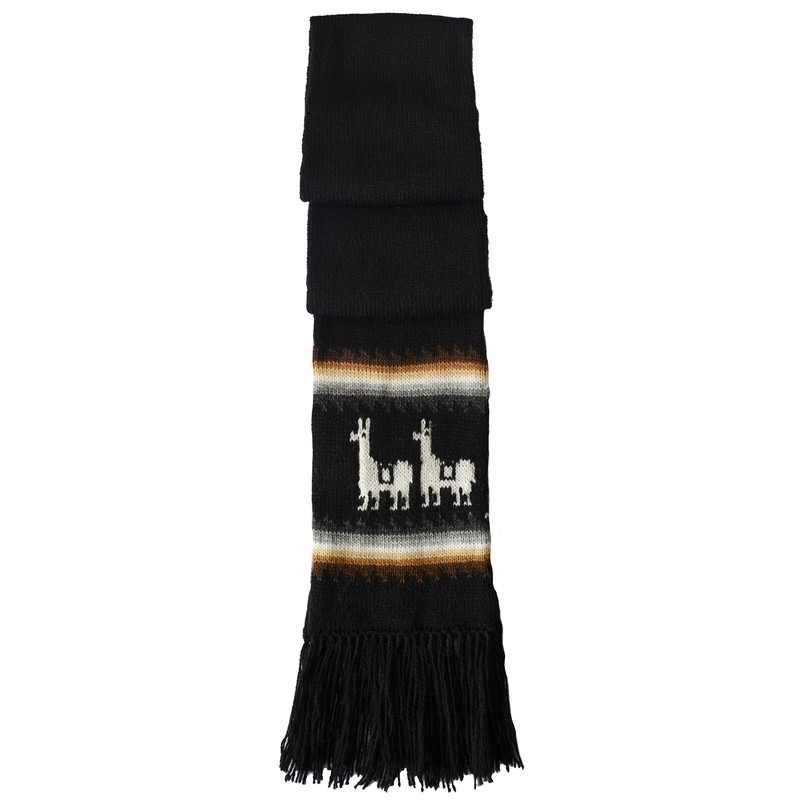 Gamboa Black Scarf – Llamitas - black