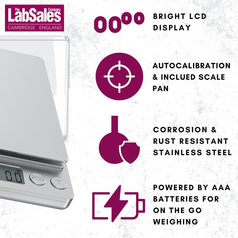 Labsales Academy Basic Laboratory Digital Weighing Scales, Mini Analytical Lab