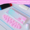 Cloud Wrist Rest Keyboard, Pink Cloud Palm Rest with PU