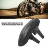 Motorcycle Rear Mudguard ABS Metal Black Tire Splash Guard Universal