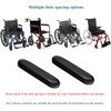 HMZ Full Length Padded Armrest Black 10-1/4" Long Wheelchair and