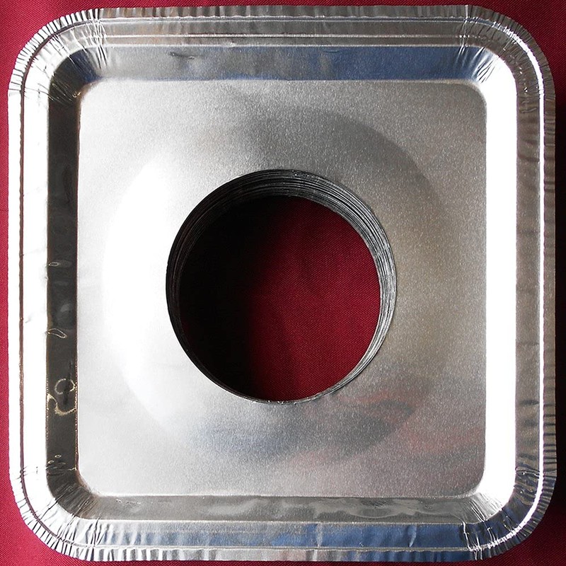 Aluminum Foil Square Gas Burner Disposable Heavy Thick Quality Bib
