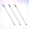 HEALLILY 20pcs Brooch Pin Stick Metal Safety Pins Suit Lapel