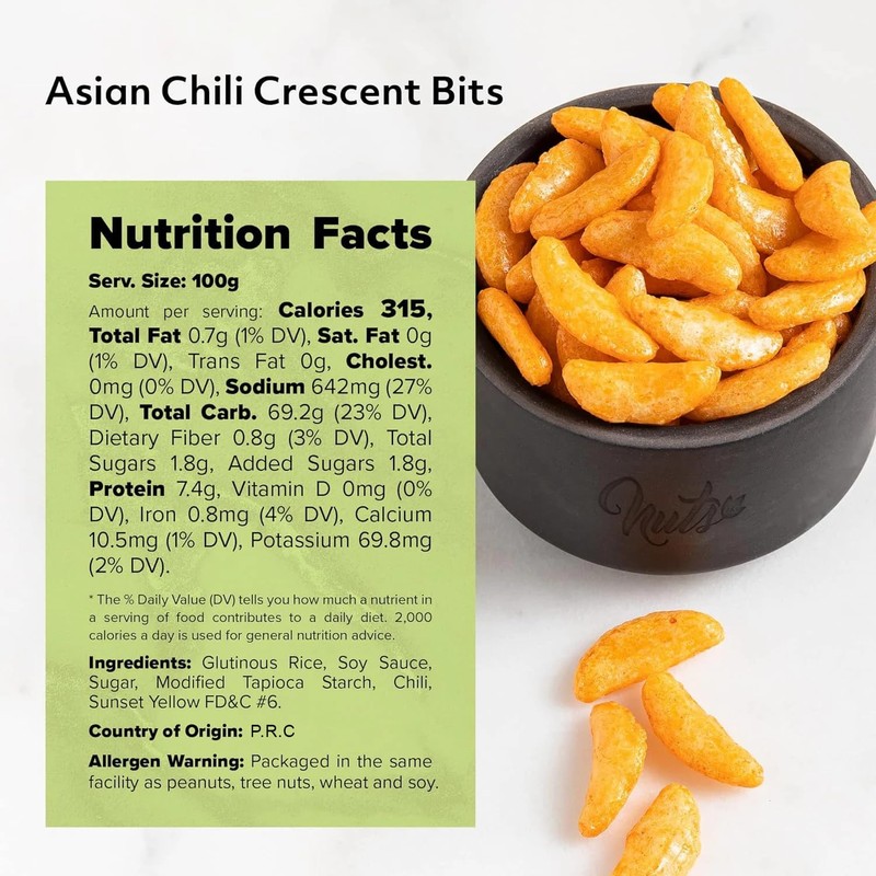 Asian Chili Crescent Bits | No Artificial Colors No Added