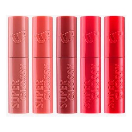 Lip Gloss Super Glossy Pink Up - Kit 5 Piezas