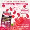 VAJYKEWJY 2 Pack Potassium Citrate Gummies, High Potassium Supplement (1000mg),