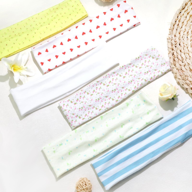 Yoga Headbands for Women Boho Floral Headbands