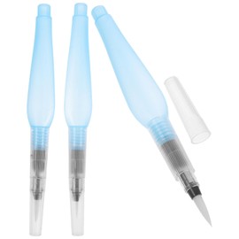 EXCEART 3pcs Watercolor Pens Art Supplies Water Brush Pen Reusable Painting Tool Water Color Painting Brush Art Painting Pen Refillable Water Color Brush Watercolor Brush Pen Stick Filling