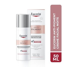 Eucerin Anti-Pigment Crema Facial de Noche 50 ml con Thiamidol y Dexpantenol