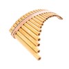 Plaschke Pan Pipe, Wooden Strap Design, Handmade with Textbook, 12