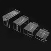 CTDMJ Acrylic Display Risers 4Pcs Clear Acrylic Display Risers 4Sizes