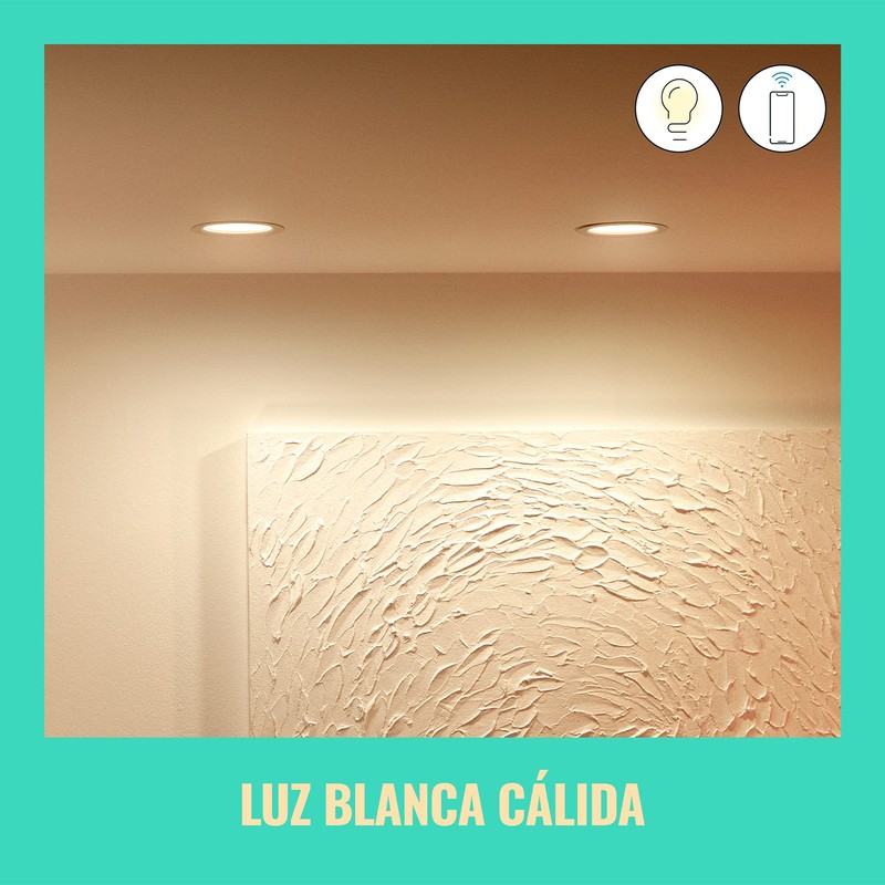 WiZ Empotrado WiZ- Iluminación blanca cálida a fría 6''