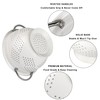 Hillbond Colander Set for Kitchen, 1.5, 3, 5 Qt Stainless