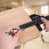 Telituny Woodworking Ruler, 28 cm/11 Inch Multi-Sliding Depth Gauge Aluminium