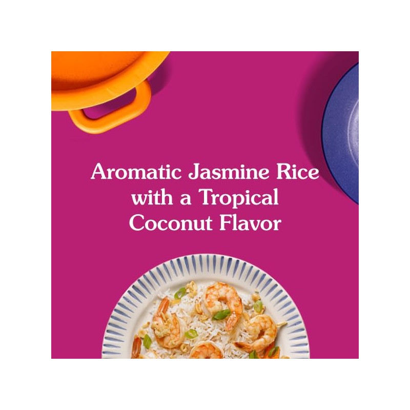 BEN'S ORIGINAL READY RICE Coconut Jasmine Family Size Rice, Easy