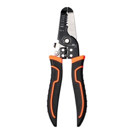 VANJOIN Crimping Wire Stripper Hand Tool for 0.8-2.6mm (20-10AWG) Copper Wire Stripper Multi-functional Wire Stripper with Professional Non-Slip Grip and Durable Steel Jaws (Crimp Type Wire Stripper)