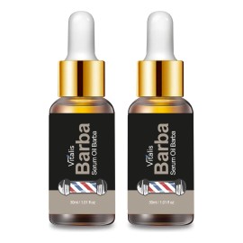 2 Esencia Aceite Para Crecer Barba Bigote Natural 30ml Natural