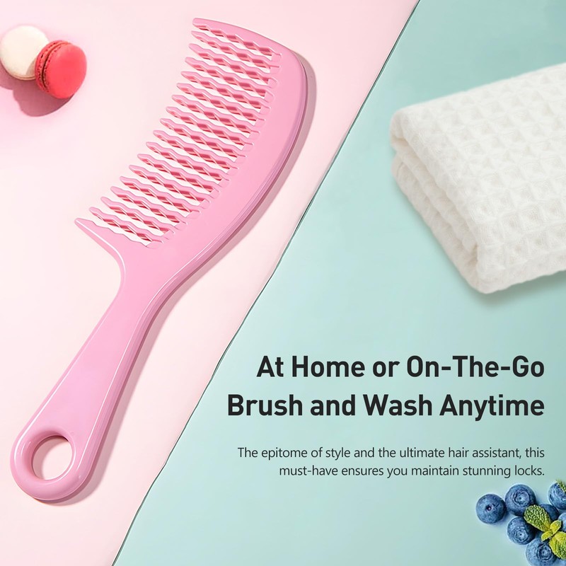 Wet Brush Detangling Comb, Unisex - 1 Count, Wave Tooth