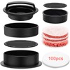 Luxiv 3 in 1 Burger Press, Hamburger Patty Maker Stuffed