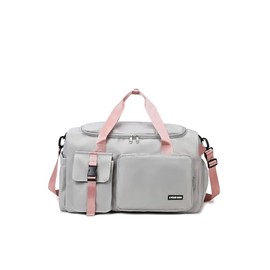 Feelhap Sporttasche Damen Herren 42L Reisetasche Groß Sporttasche Rucksack mit Schuhfach Nassfach Sportrucksack Wasserdicht Trainingstasche Weekender Travel Duffle Bag mit Rucksack für Herren Damen